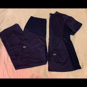 Women's Maternity Scrubs Top & Pants